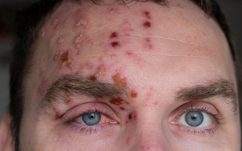 Angioedema in hives